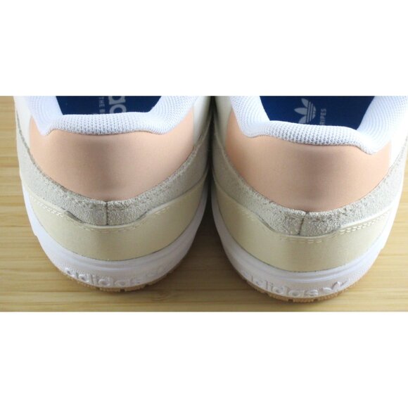 Adidas Men's Tyshawn II Shoes Wonder White Powder Coral Sizes NIB JQ1133 - Picture 5 of 7